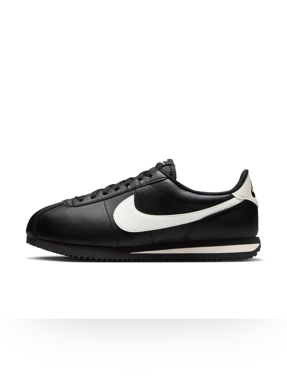 Nike Black and White Classic Cortez Sneaker